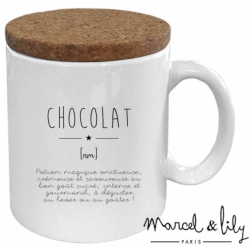 Mug Marcel et Lily Définition chocolat