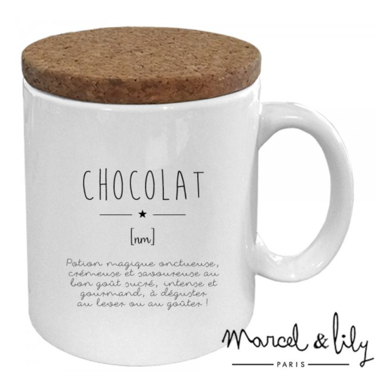 Mug Marcel et Lily Définition chocolat