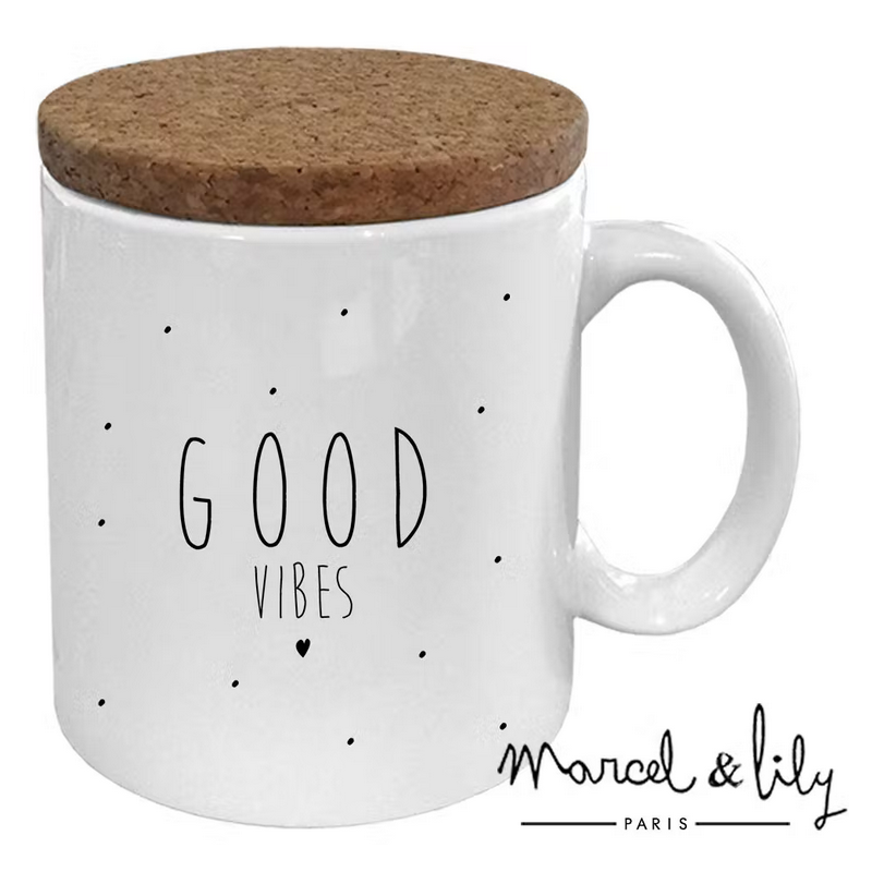 Mug Marcel et Lily Good Vibes