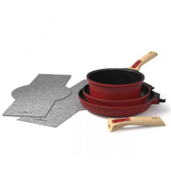 Batterie de cuisine amovible 7 pieces PASSION