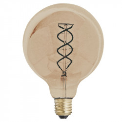 Ampoule LED Globe GM Twist 4W ambre D12.5 H17.5cm dimmable