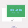 Carte Bon anniv mon poulet