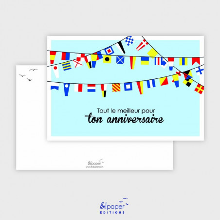 Carte Tout le meilleur pour ton anniversaire