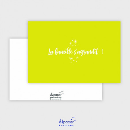 Carte la famille s'agrandit