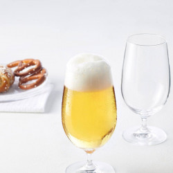 lot de 6 verres à bière à pied 390ml