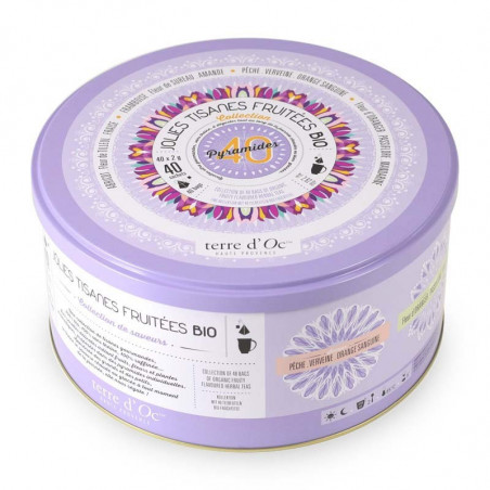 Coffret 40 mousselines de tisanes Bio