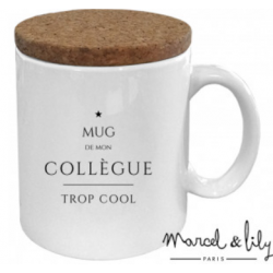 Mug Marcel et Lily "Mug de mon collègue trop cool"