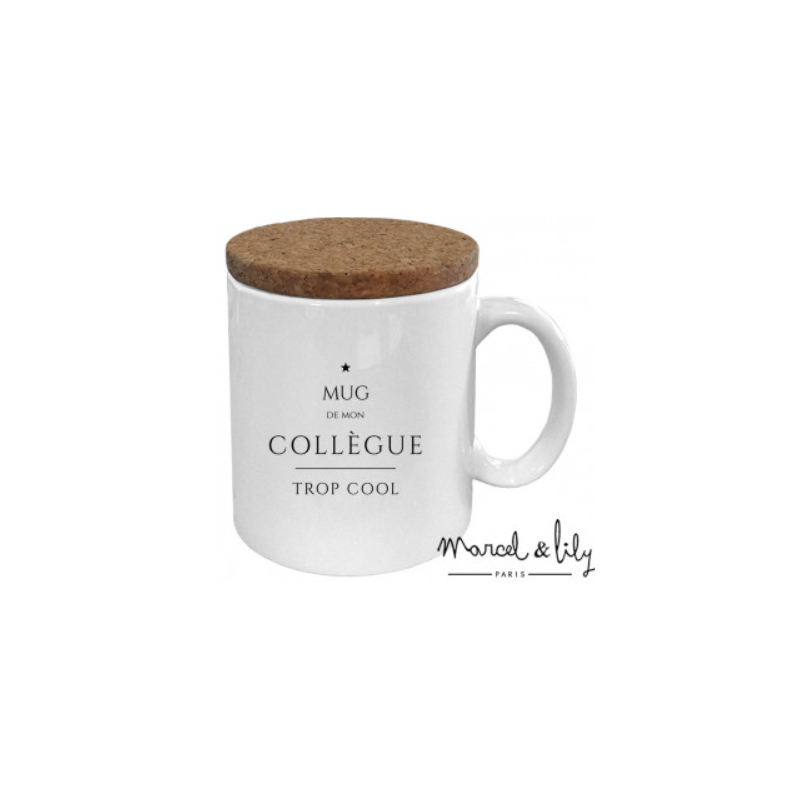 Mug Marcel et Lily "Mug de mon collègue trop cool"