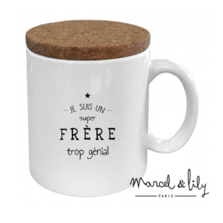 Mug Marcel et Lily "Je suis un super frère trop génial"