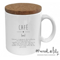Mug Marcel et Lily Définition "Café"