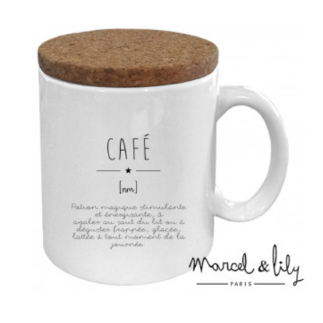 Mug Marcel et Lily Définition "Café"