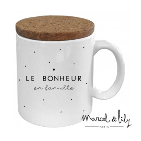 Mug Marcel et Lily "Le Bonheur en Famille"