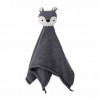 doudou gris Esie en coton bio L30*H36 cm