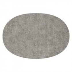 set de table oval guzzini gris clair