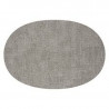 set de table oval guzzini gris clair
