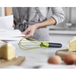 Fouet en silicone deux en un