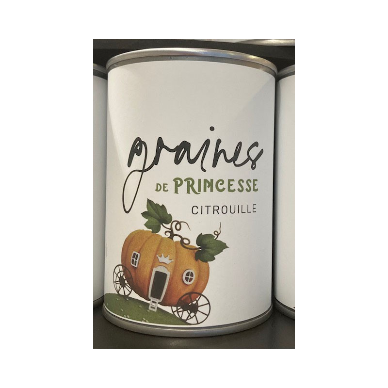 Graines de princesse citrouille gamme blanche