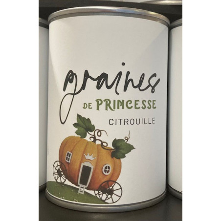 Graines de princesse citrouille gamme blanche
