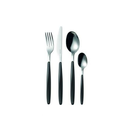 Ménagère 24 pièces noir My fusion