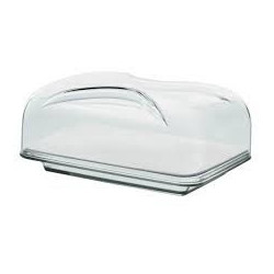 cloche à fromage rectangulaire transparent