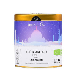 thé blanc bio d'Inde Chai Masala