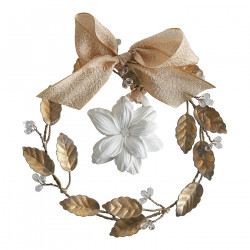 couronne florale parfumée en métal Carnets d'Artiste Sublime jasmin