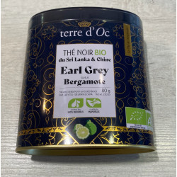 thé noir bio earl grey saveur bergamote