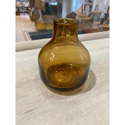 Vase cyrius brun D.11*H13 cm