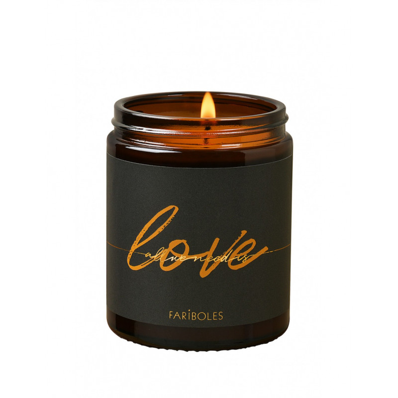 Bougie Fariboles All we need is love 140g