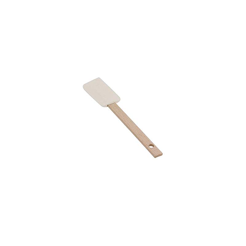 spatule maryse caoutchouc et manche en bois