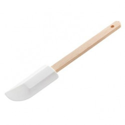 spatule marysette caoutchouc et manche en bois