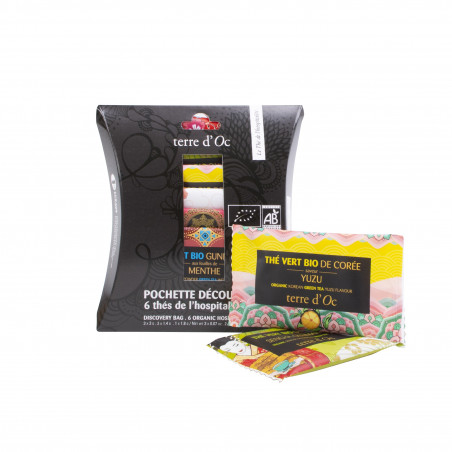 Pochette découverte 6 sachets thés de l'hospitalité