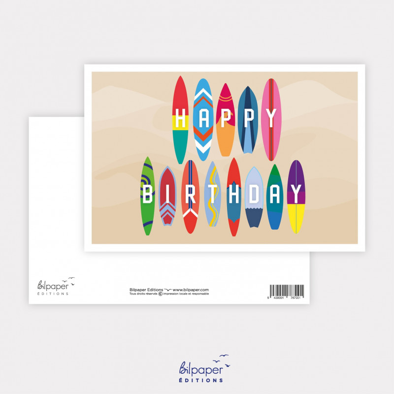 Carte Happy birthday
