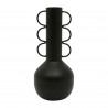 vase arty folk noir D10.5*H24