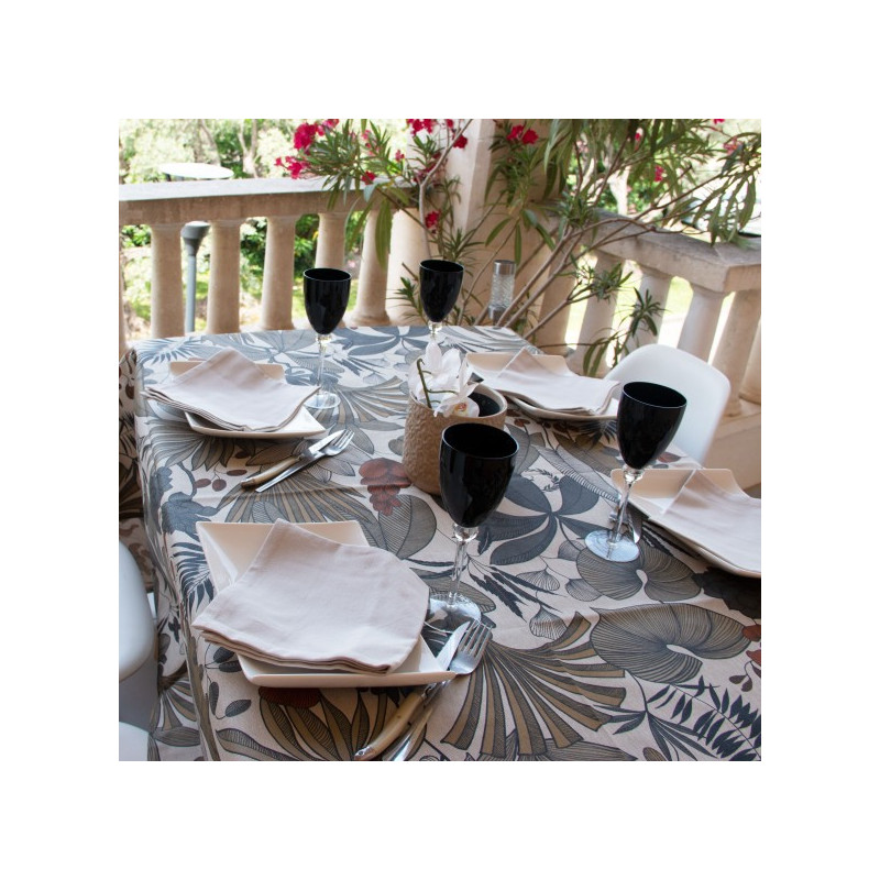 Nappe enduite LOMBOK 200*150 TARMAC
