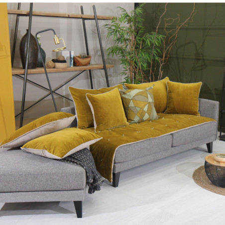 coussin JAIPUR 45*45 GOLD