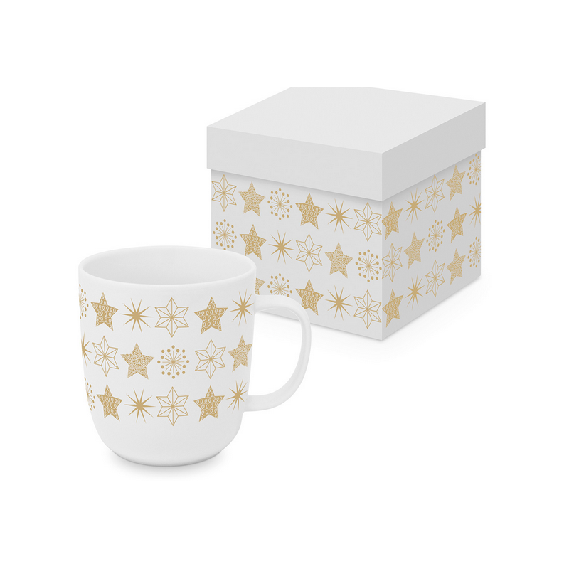 mug etoiles or et son coffret