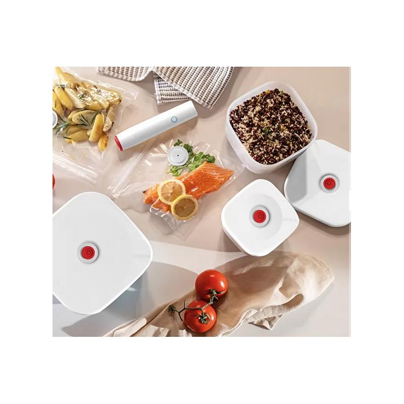 lot de deux boites sous vide + pompe + sacs