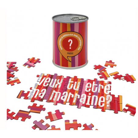 Puzzle BWAT Veux-tu être ma Marraine?