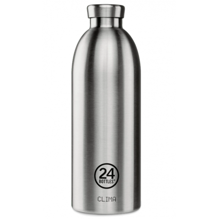 Clima 24 bottles 500ml Brushed Steel