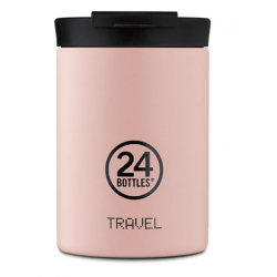 Travel tumbler 24 bottles 350ml Stone Dusty Pink
