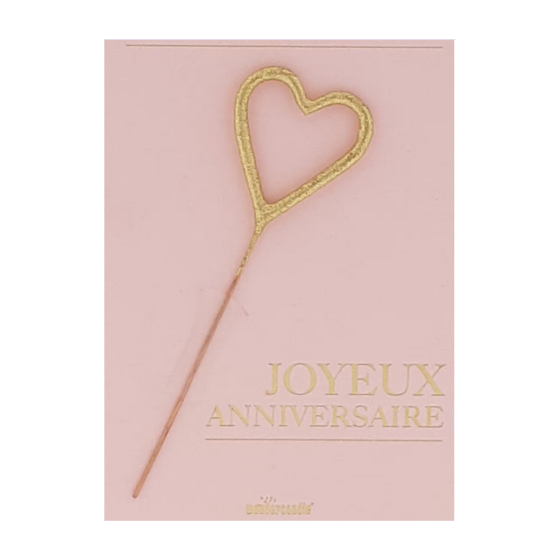 Petite bougie wondercandle joyeux anniversaire