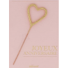 Petite bougie wondercandle joyeux anniversaire