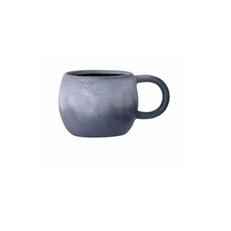 mug elia en bleu Ø11xH8.5 cm grès bloomingville