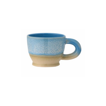 mug safie en bleu Ø9.5xH7.5 cm grès bloomingville