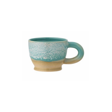mug safie en vert Ø9.5xH7.5 cm grès bloomingville