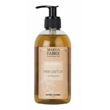 Savon liquide de Marseille 400ml sans parfum Marius Fabre