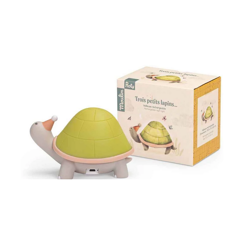 veilleuse tortue (USB) trois petits lapins moulin roty