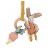 hochet anneau bois lapin trois petits lapins Moulin Roty