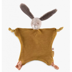 doudou lapin ocre trois petits lapins Moulin Roty